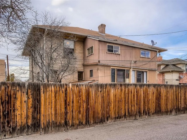 view of side of property