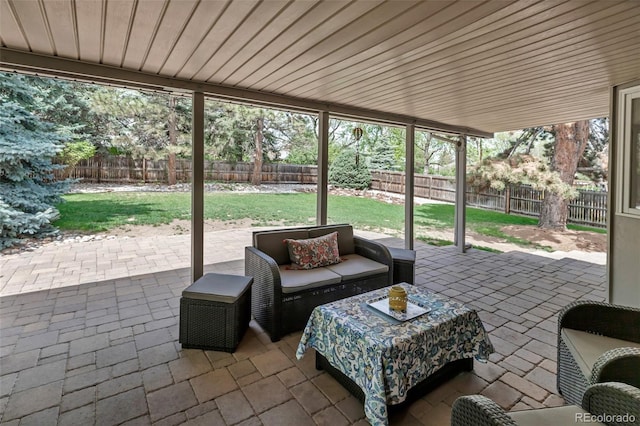 6211 S Garfield Dr, Centennial, CO 80121 - view of patio featuring an outdoor living space
