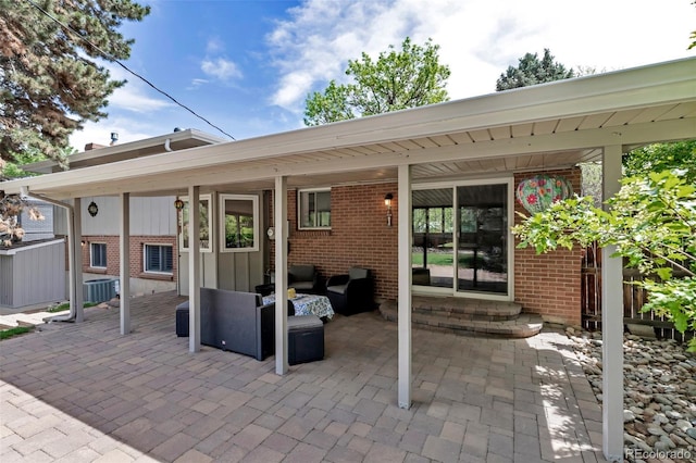 6211 S Garfield Dr, Centennial, CO 80121 - view of patio / terrace featuring central AC