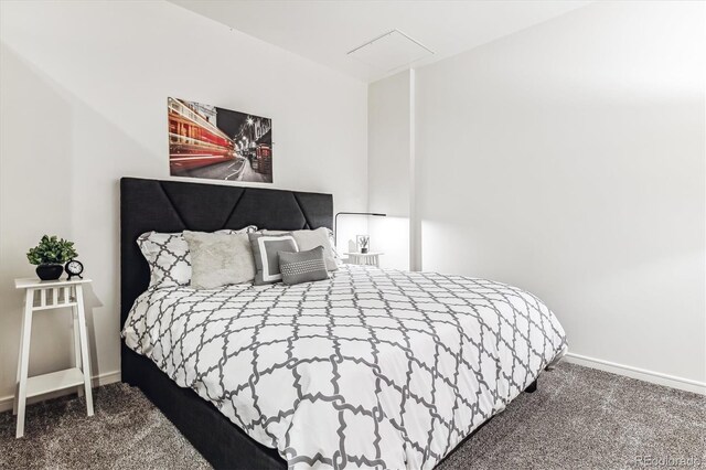 2958 Syracuse St Unit 214, Denver, CO 80238 - bedroom featuring attic access, baseboards, and carpet