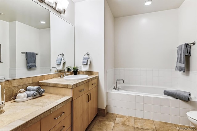 2958 Syracuse St Unit 214, Denver, CO 80238 - full bathroom featuring toilet, a bath, and vanity
