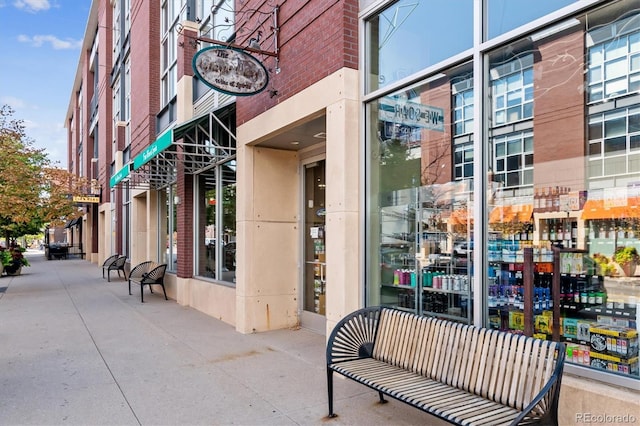 2958 Syracuse St Unit 214, Denver, CO 80238 - property entrance featuring brick siding