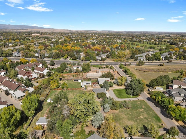 577 96th St, Louisville, CO 80027 - aerial view of property and surrounding area with nearby suburban area