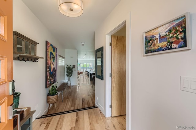 3632 N Pecos St, Denver, CO 80211 - corridor featuring light wood-style floors