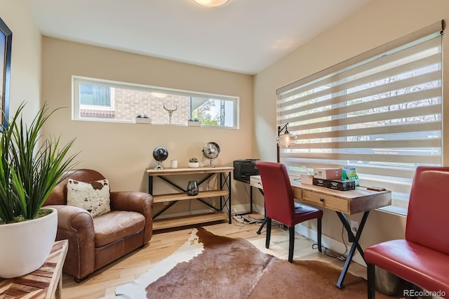 3632 N Pecos St, Denver, CO 80211 - office area featuring wood finished floors