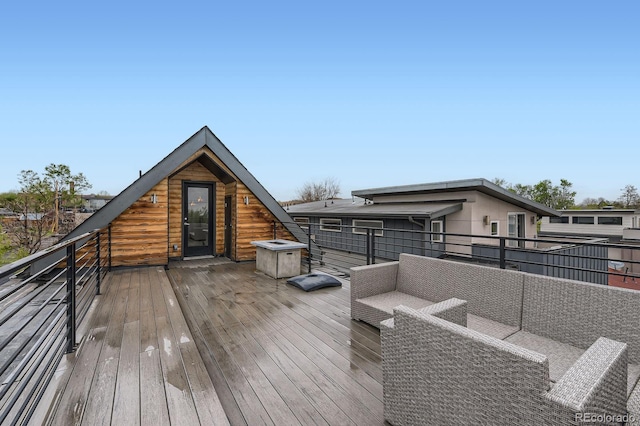 3632 N Pecos St, Denver, CO 80211 - view of wooden deck