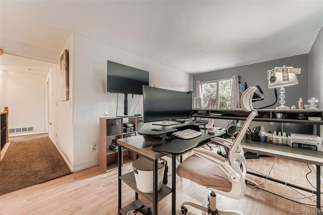 9559 Elizabeth Ct, Thornton, CO 80229 - home office with wood finished floors