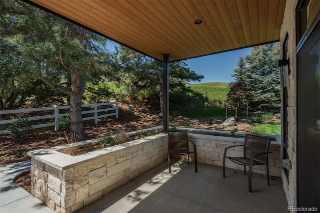 17326 W 57th Ave, Golden, CO 80403 - view of patio / terrace with fence