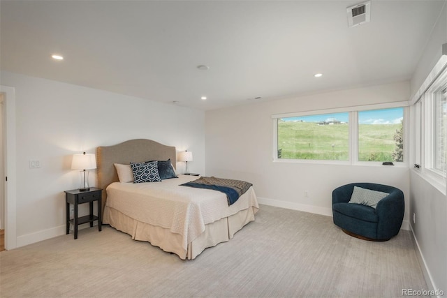 17326 W 57th Ave, Golden, CO 80403 - bedroom with baseboards, recessed lighting, and light colored carpet