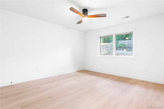 11010 W 29th Ave, Lakewood, CO 80215 - spare room featuring light wood finished floors and a ceiling fan