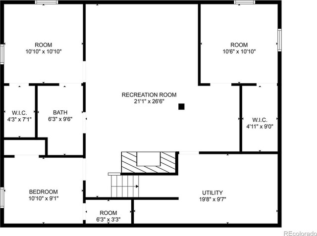 11010 W 29th Ave, Lakewood, CO 80215 - view of home floor plan