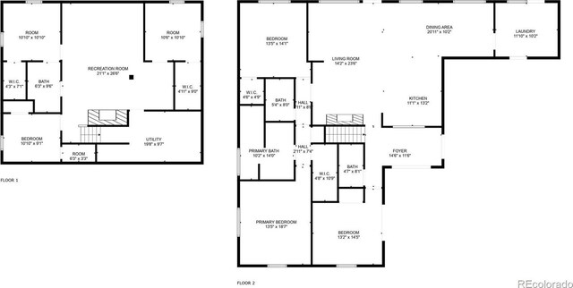 11010 W 29th Ave, Lakewood, CO 80215 - view of floor plan / room layout