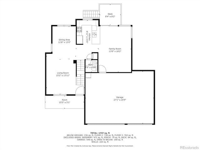 4304 S Genoa Ct, Centennial, CO 80015 - view of floor plan / room layout