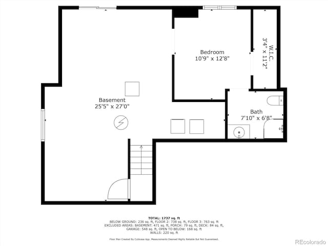 4304 S Genoa Ct, Centennial, CO 80015 - view of floor plan / room layout