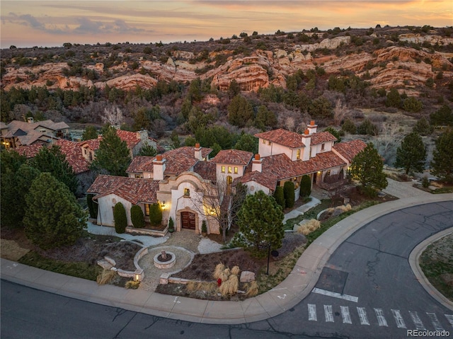 7944 Dante Dr, Littleton, CO 80125 - view of aerial view at dusk