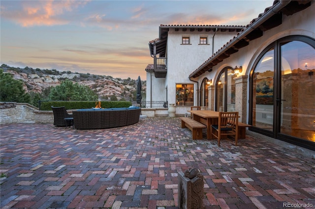 7944 Dante Dr, Littleton, CO 80125 - view of patio with a balcony and outdoor lounge area