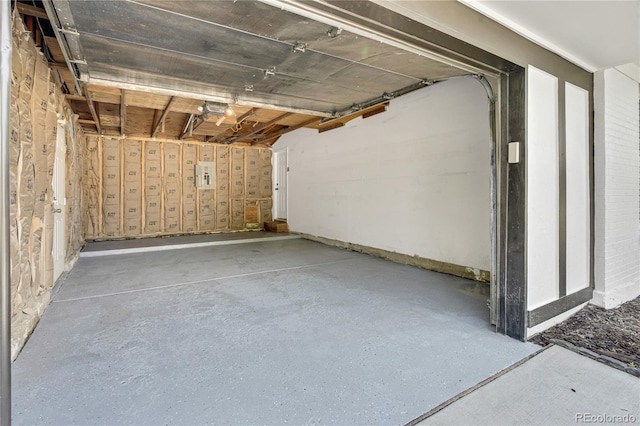9605 Carr St, Broomfield, CO 80021 - garage featuring electric panel