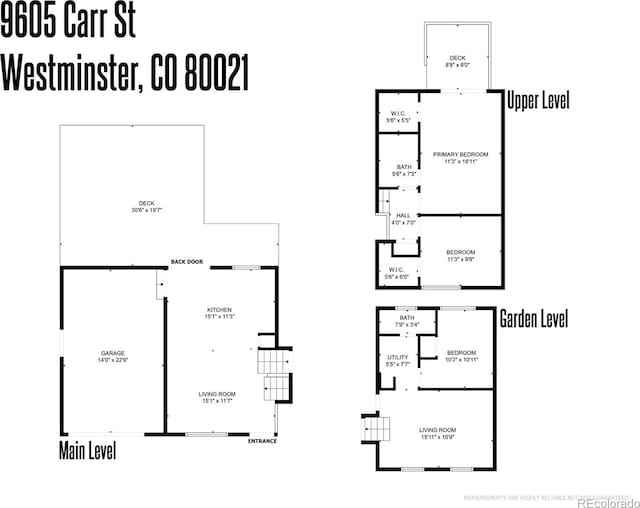 9605 Carr St, Broomfield, CO 80021 - property floor plan