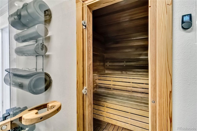 view of sauna / steam room