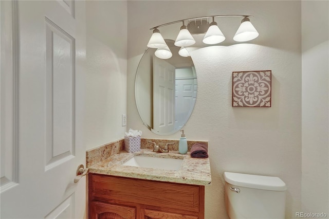 21541 Unbridled Ave, Parker, CO 80138 - bathroom with toilet and vanity