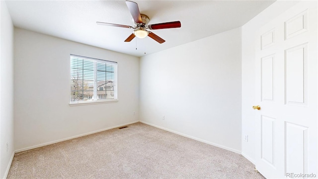 2314 Flagstaff Dr, Longmont, CO 80504 - empty room with carpet flooring, ceiling fan, and baseboards