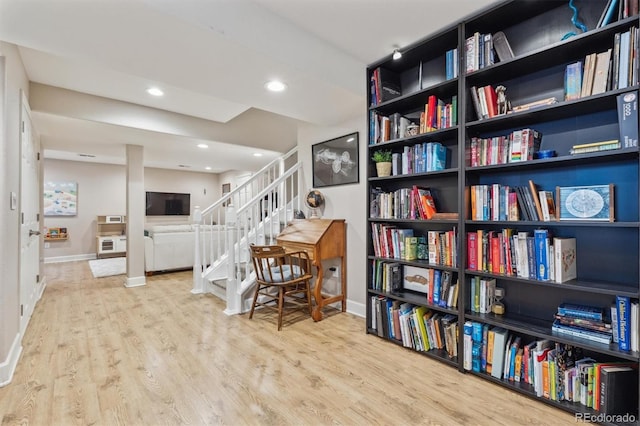 1441 Cherry Pl, Erie, CO 80516 - home office featuring wood finished floors and recessed lighting