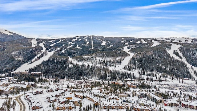 view of mountain feature