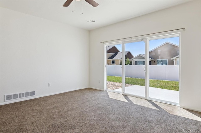 719 Elk Mountain Dr, Severance, CO 80550 - carpeted empty room featuring a ceiling fan and baseboards