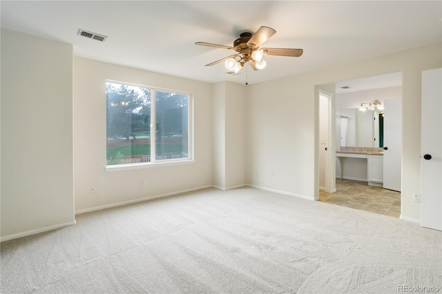 15828 Greenstone Ln, Parker, CO 80134 - carpeted spare room with ceiling fan and baseboards
