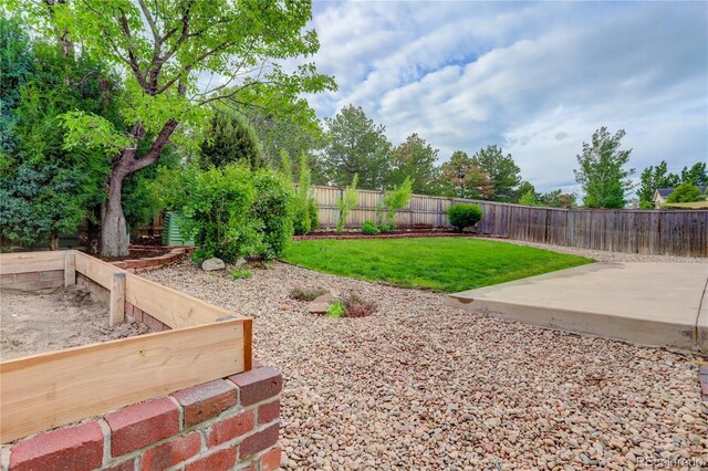 15828 Greenstone Ln, Parker, CO 80134 - view of yard with a patio