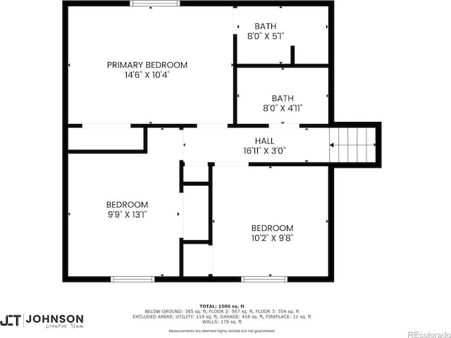 1549 S Evanston St, Aurora, CO 80012 - home floor plan