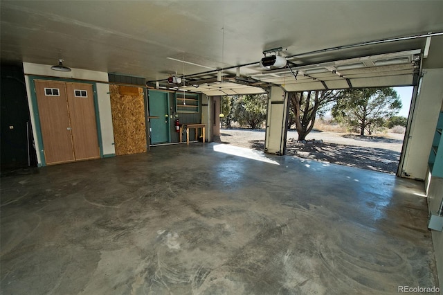 1507 Wagon Wheel Rd, Crestone, CO 81131 - garage featuring a garage door opener