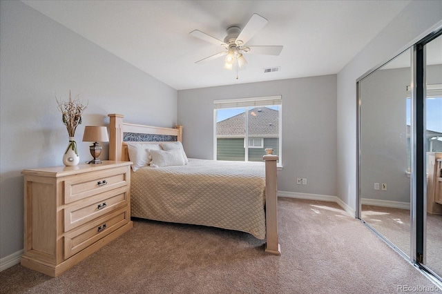 11691 Riverdale Dr, Parker, CO 80138 - bedroom with carpet flooring and a ceiling fan