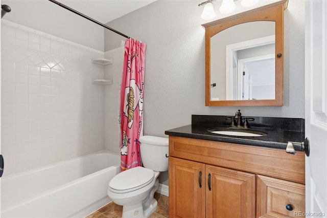 3048 Deer Creek Ranch Loop, Parker, CO 80138 - bathroom with vanity and shower / bathtub combination with curtain