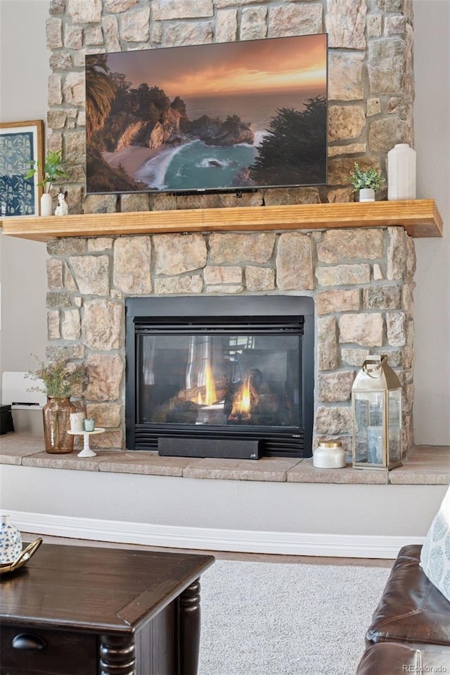 3048 Deer Creek Ranch Loop, Parker, CO 80138 - detailed view of a fireplace