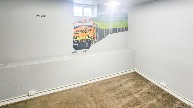 1205 N Linden Ave, Trinidad, CO 81082 - corridor featuring carpet floors and baseboards