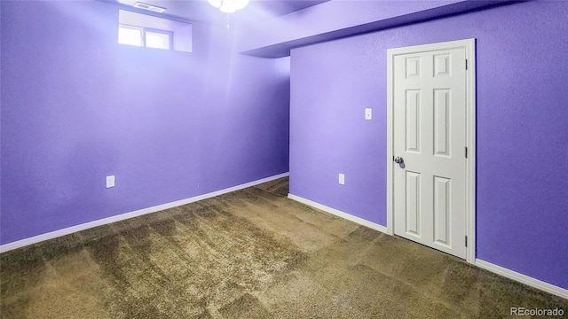 1205 N Linden Ave, Trinidad, CO 81082 - carpeted spare room with baseboards