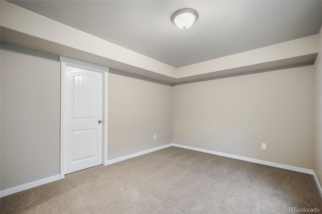 6015 Trappers Tale Ct, Colorado Springs, CO 80923 - basement featuring carpet floors and baseboards