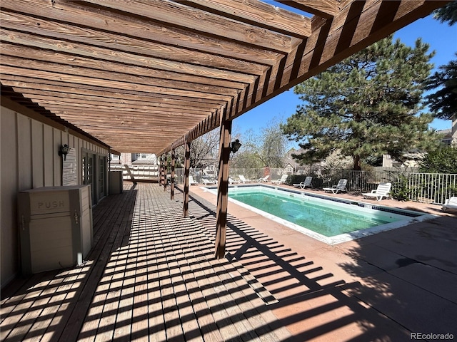 3033 W 107th Pl Unit D, Westminster, CO 80031 - pool with a pergola, fence, and a patio