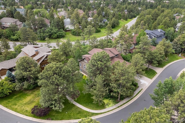 1122 Forest Trails Dr, Castle Pines, CO 80108 - aerial perspective of suburban area