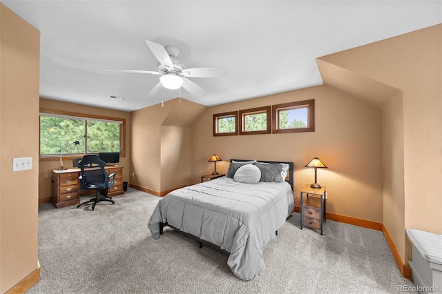 1122 Forest Trails Dr, Castle Pines, CO 80108 - carpeted bedroom featuring an office area and ceiling fan