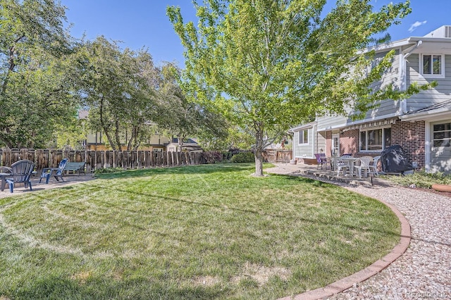 6857 S Franklin Cir, Centennial, CO 80122 - view of yard with a patio area