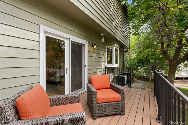 4505 S Yosemite St Unit 362, Denver, CO 80237 - deck featuring cooling unit