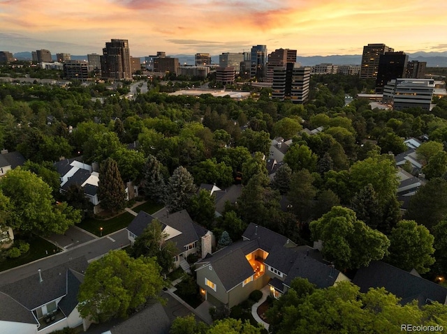 4505 S Yosemite St Unit 362, Denver, CO 80237 - aerial view at dusk of a city view