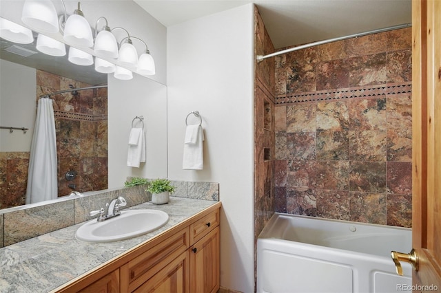 113 Lookout Ridge Dr, Dillon, CO 80435 - full bath featuring vanity and shower / tub combo with curtain