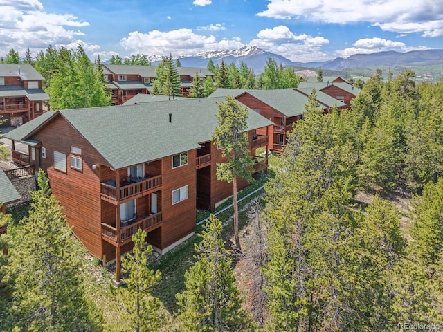 113 Lookout Ridge Dr, Dillon, CO 80435 - aerial view of property and surrounding area with a mountainous background