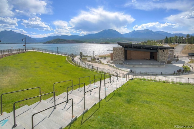 113 Lookout Ridge Dr, Dillon, CO 80435 - water view with a mountain backdrop