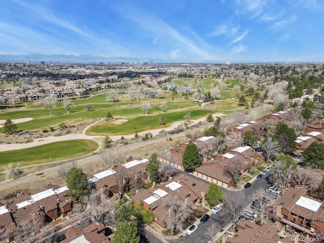 2685 S Dayton Way Unit 253, Denver, CO 80231 - aerial overview of property's location with a golf club, nearby suburban area, and a nearby body of water