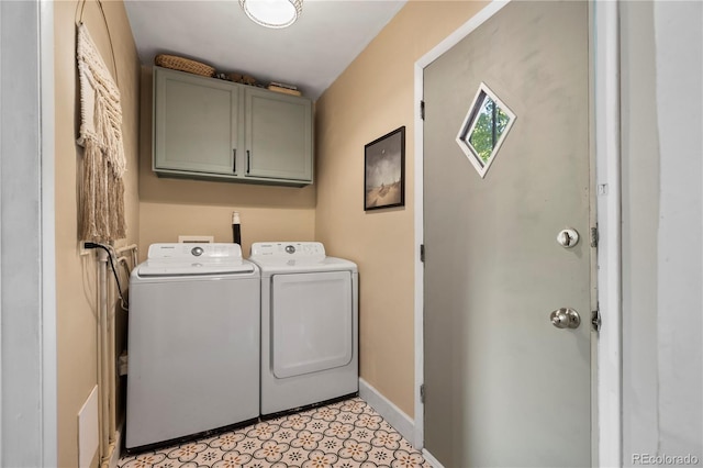 60 Vrain St, Denver, CO 80219 - laundry area featuring washer and clothes dryer and cabinet space