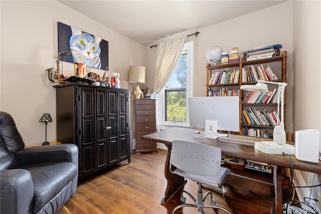 256 Bannock St, Denver, CO 80223 - office featuring wood finished floors
